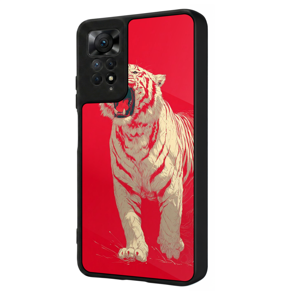 Xiaomi Redmi Note 12 Pro Uyumlu Yaldizli Cicek Tasarımlı Glossy Premium Kılıf