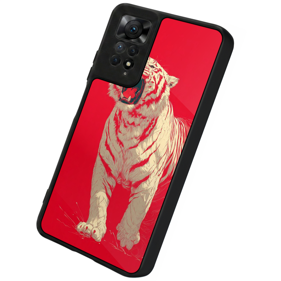 Xiaomi Redmi Note 12 Pro Uyumlu Yaldizli Cicek Tasarımlı Glossy Premium Kılıf