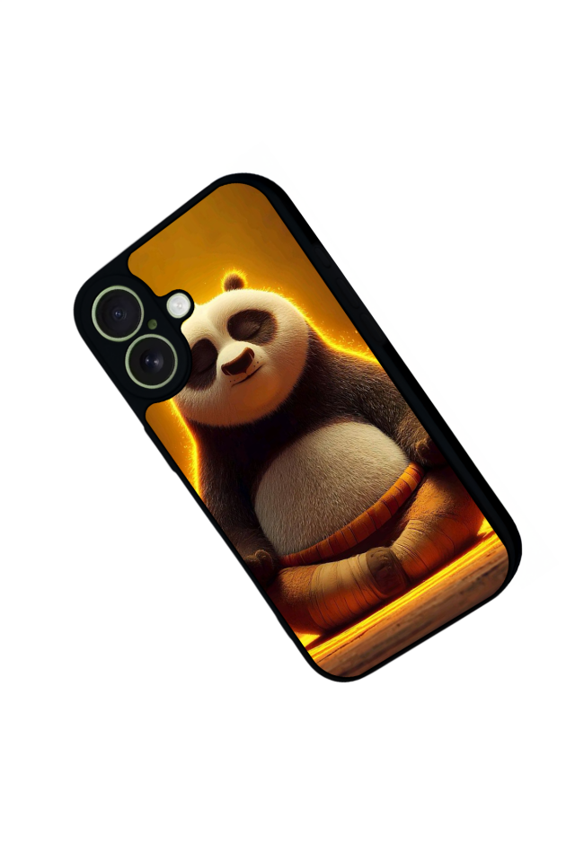 iPhone 17 Uyumlu Kung Fu Panda Tasarımlı Glossy Premium Kılıf