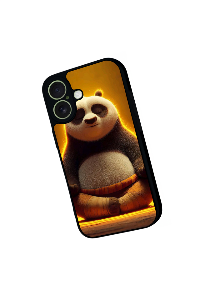 iPhone 17 Uyumlu Kung Fu Panda Tasarımlı Glossy Premium Kılıf