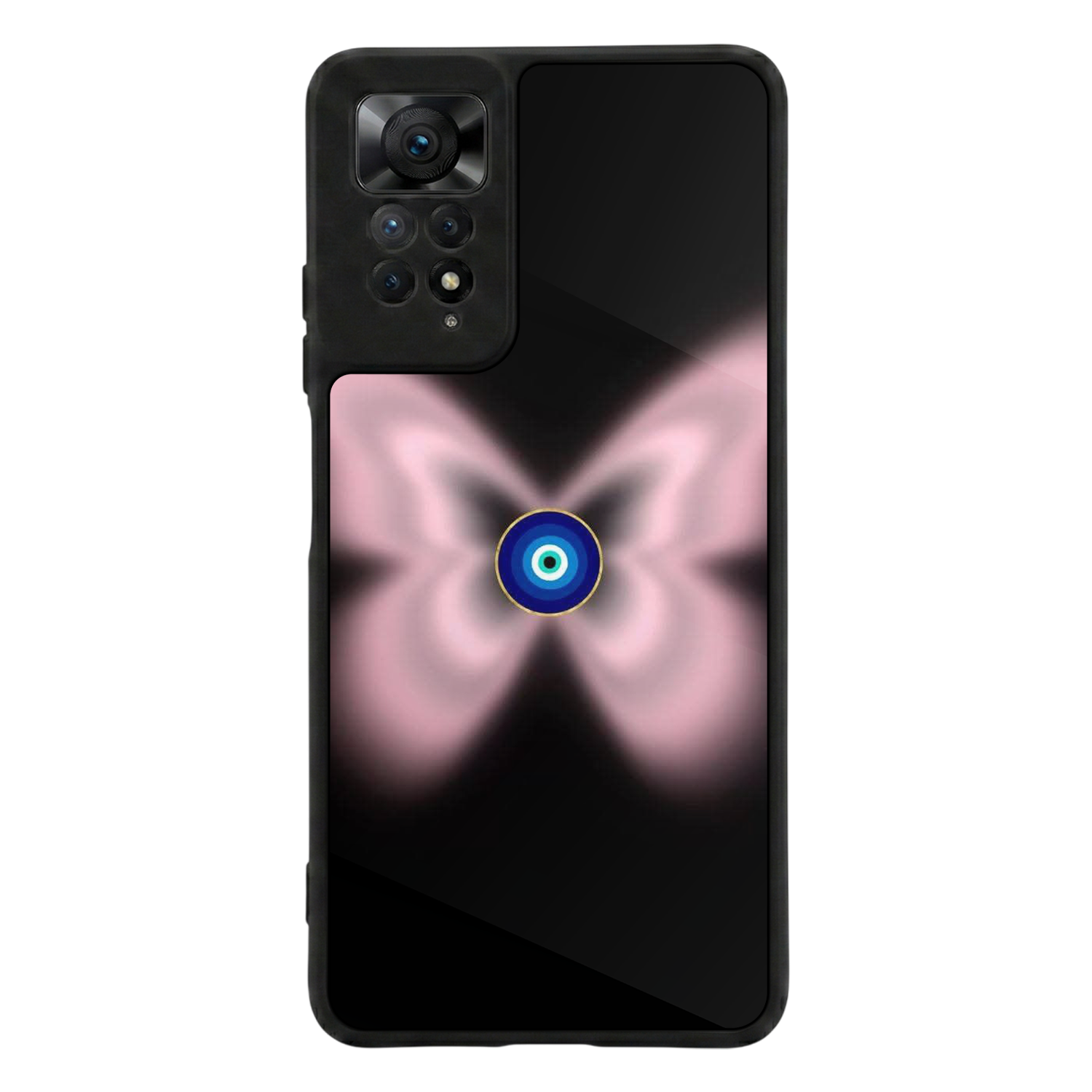 Xiaomi Redmi Note 11 Pro Uyumlu Nazar Tasarımlı Glossy Premium Kılıf