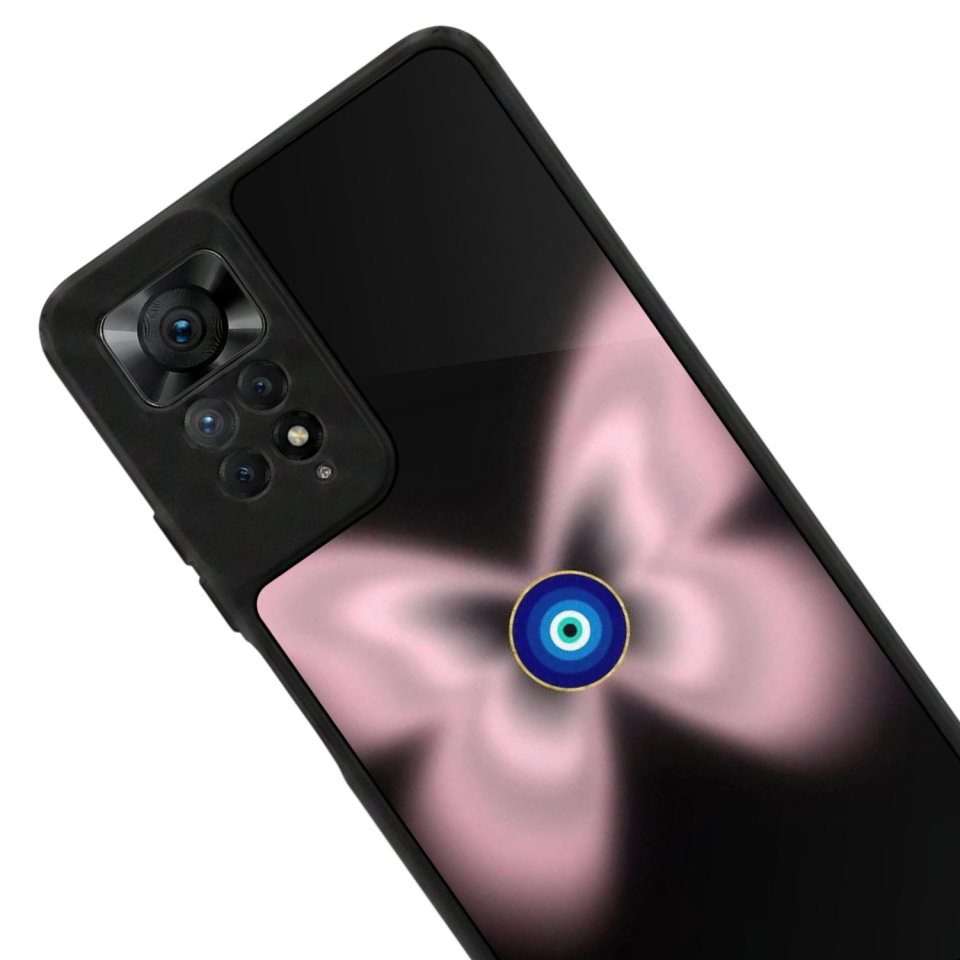 Xiaomi Redmi Note 11 Pro Uyumlu Nazar Tasarımlı Glossy Premium Kılıf