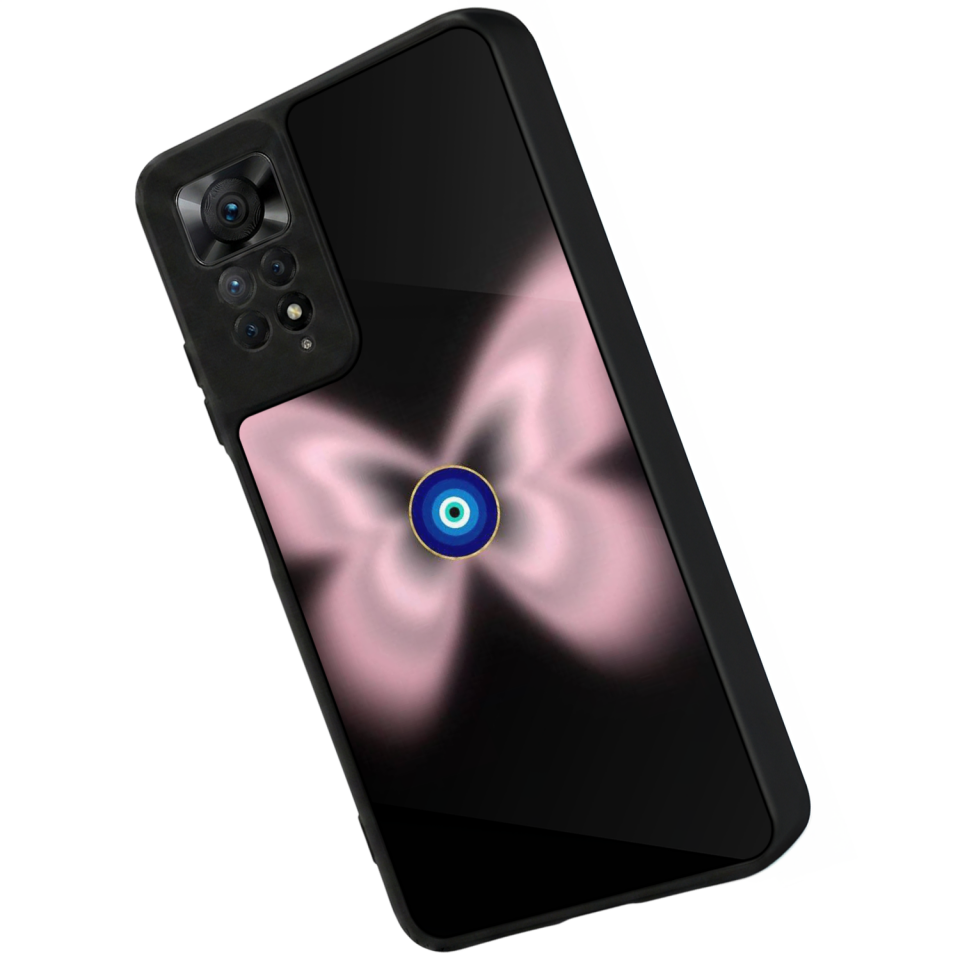 Xiaomi Redmi Note 11 Pro Uyumlu Nazar Tasarımlı Glossy Premium Kılıf