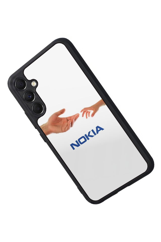Samsung Galaxy M34 Uyumlu Nokia Tasarımlı Glossy Premium Kılıf