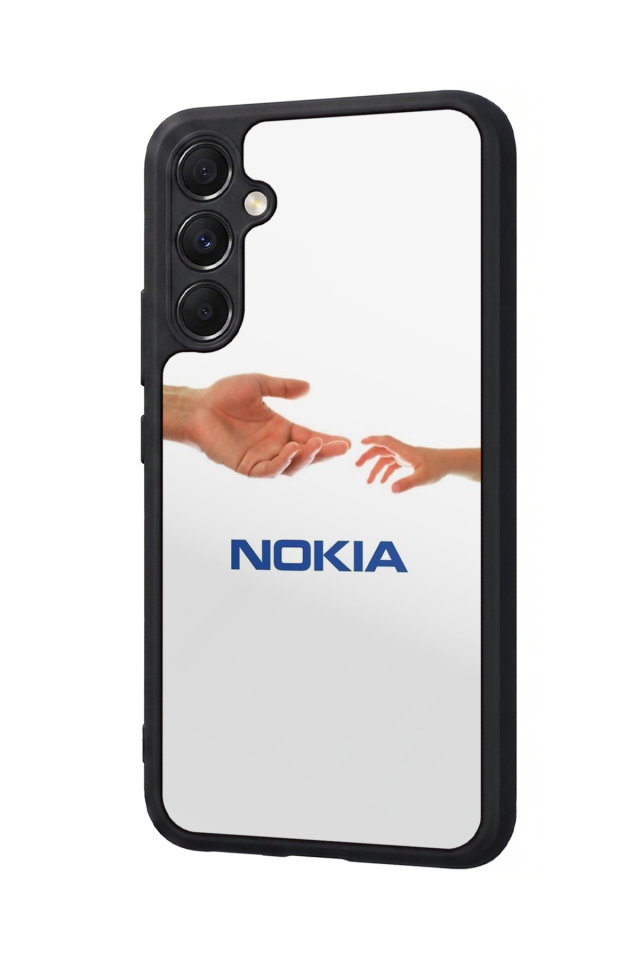 Samsung Galaxy M34 Uyumlu Nokia Tasarımlı Glossy Premium Kılıf