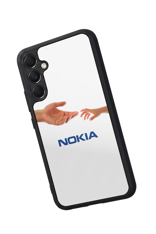 Samsung Galaxy M34 Uyumlu Nokia Tasarımlı Glossy Premium Kılıf