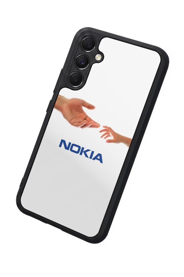 Samsung Galaxy M34 Uyumlu Nokia Tasarımlı Glossy Premium Kılıf