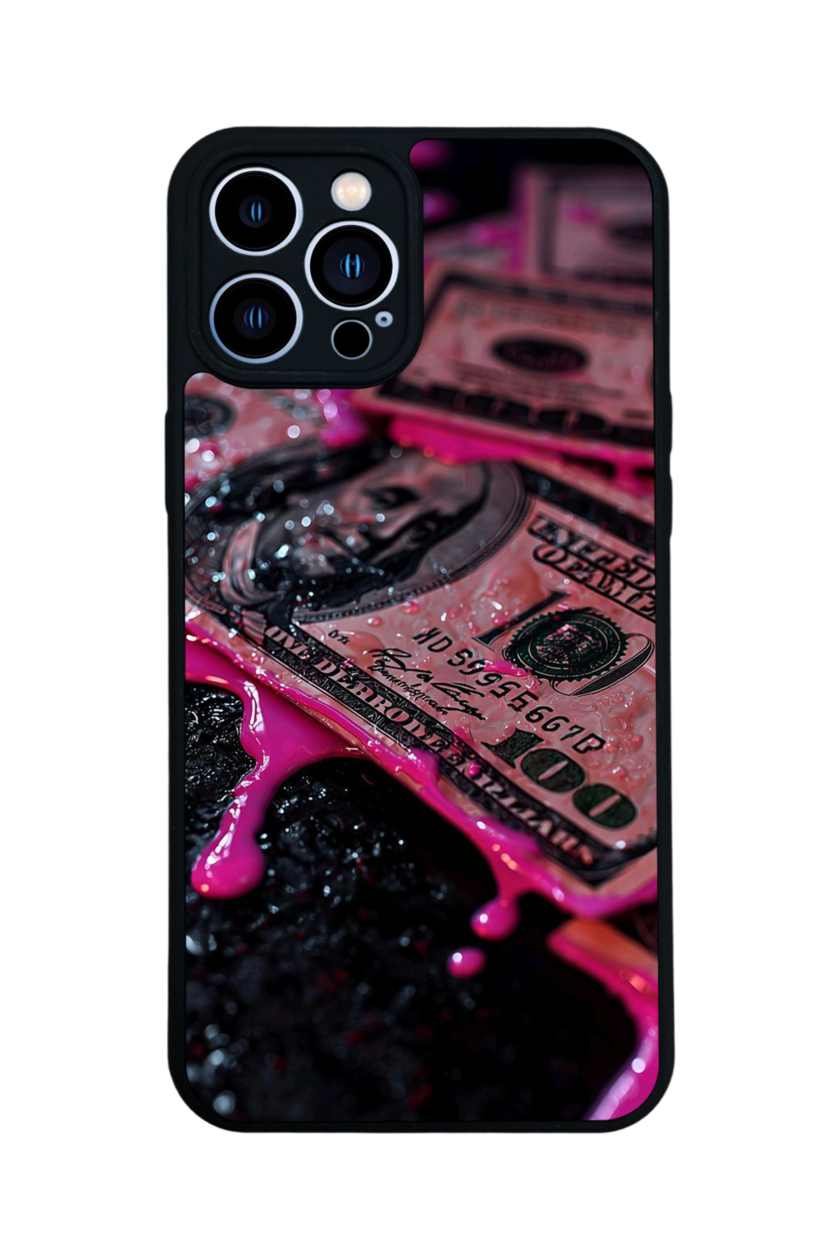 iPhone 13 Pro Max Uyumlu Para Tasarımlı Glossy Premium Kılıf