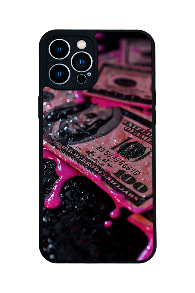 iPhone 13 Pro Max Uyumlu Para Tasarımlı Glossy Premium Kılıf
