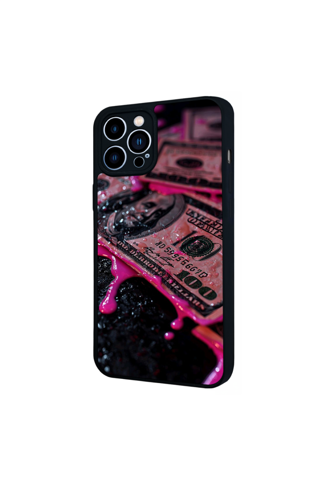 iPhone 13 Pro Max Uyumlu Para Tasarımlı Glossy Premium Kılıf