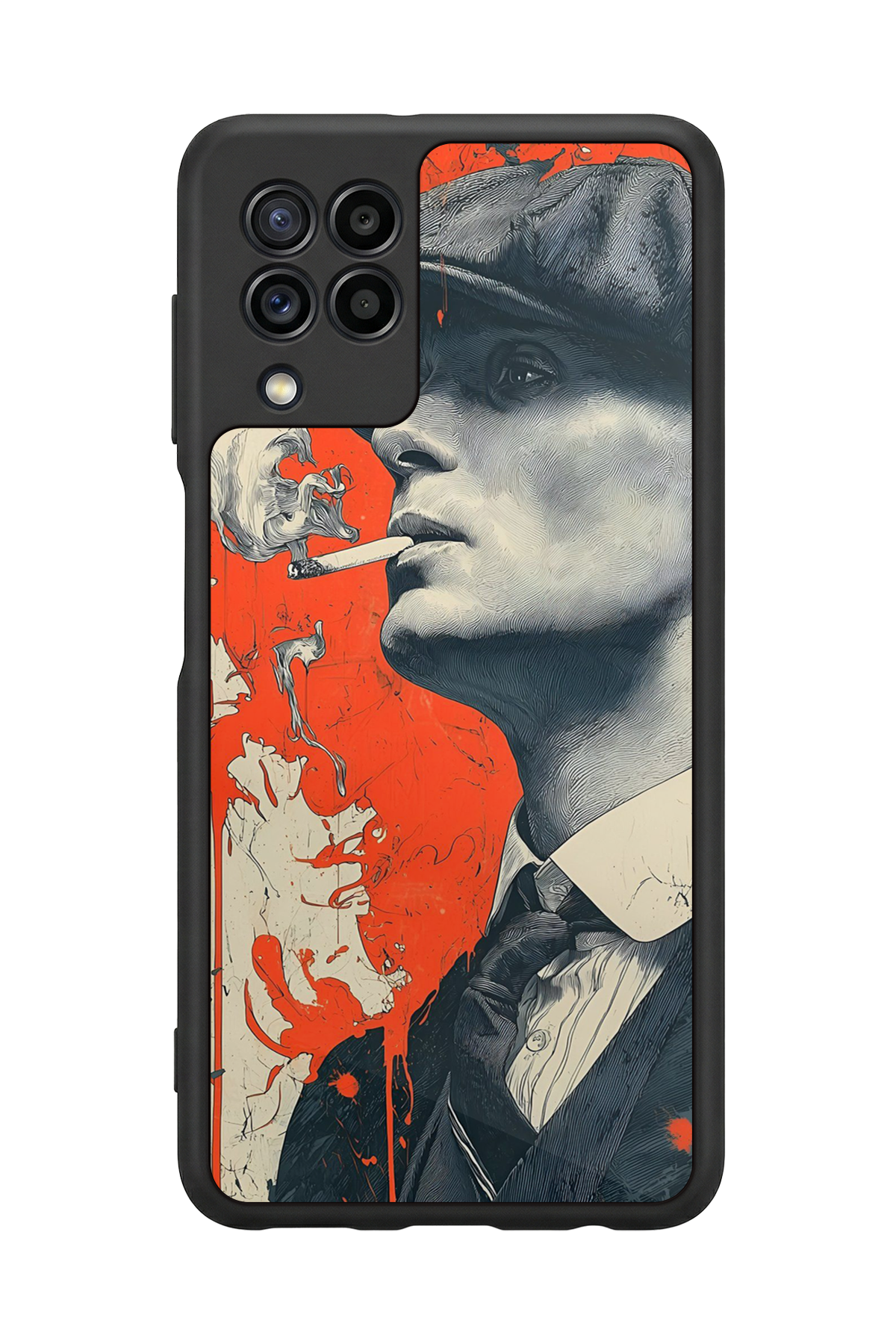 Samsung Galaxy M32 Uyumlu Peaky Blinders Tasarımlı Glossy Premium Kılıf
