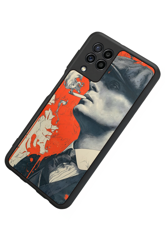 Samsung Galaxy M32 Uyumlu Peaky Blinders Tasarımlı Glossy Premium Kılıf