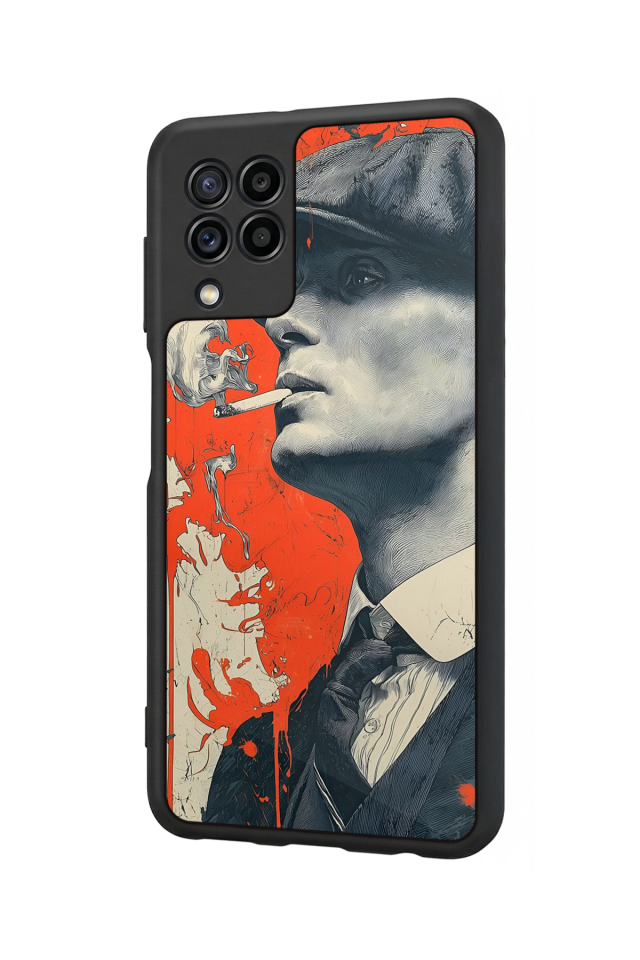 Samsung Galaxy M32 Uyumlu Peaky Blinders Tasarımlı Glossy Premium Kılıf