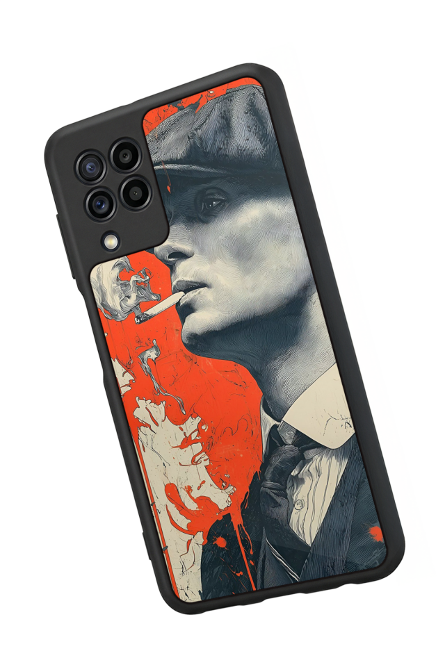 Samsung Galaxy M32 Uyumlu Peaky Blinders Tasarımlı Glossy Premium Kılıf