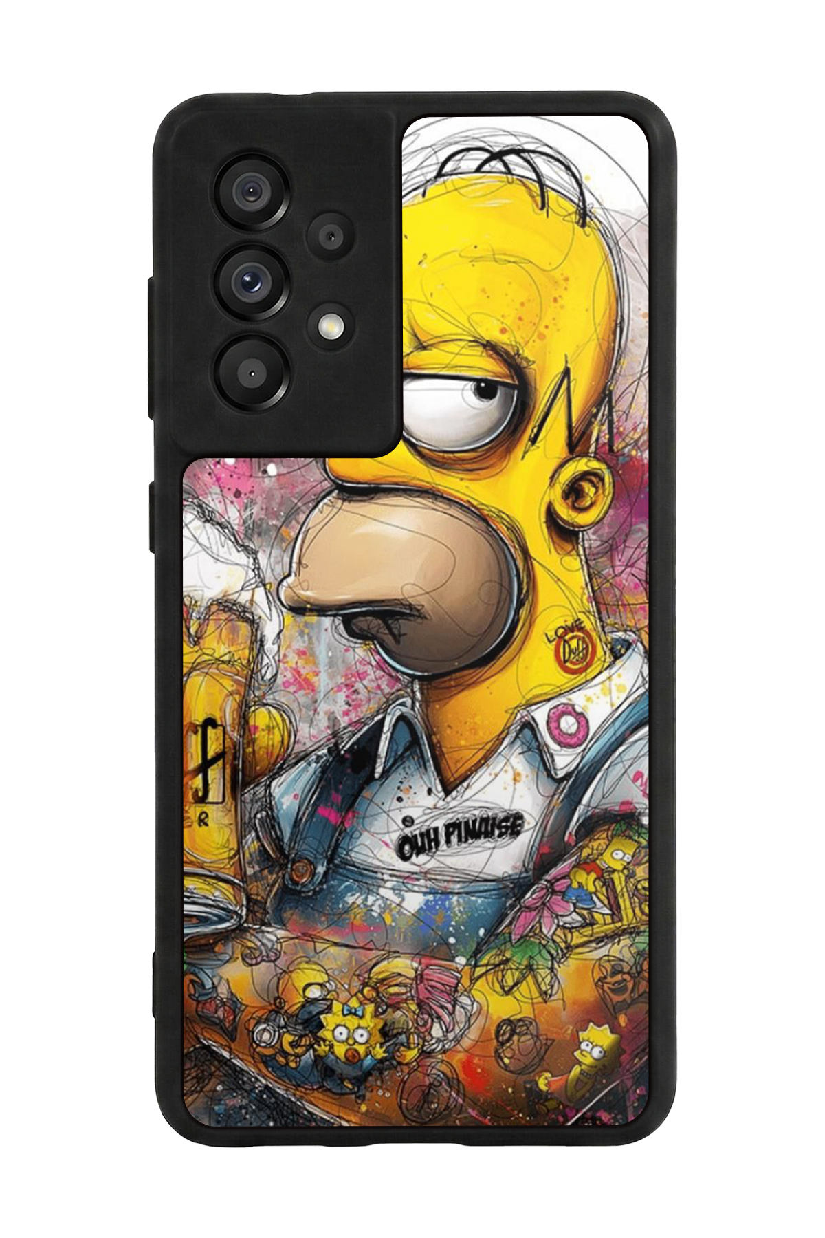 Samsung Galaxy A73 Uyumlu The Simpsons Tasarımlı Glossy Premium Kılıf
