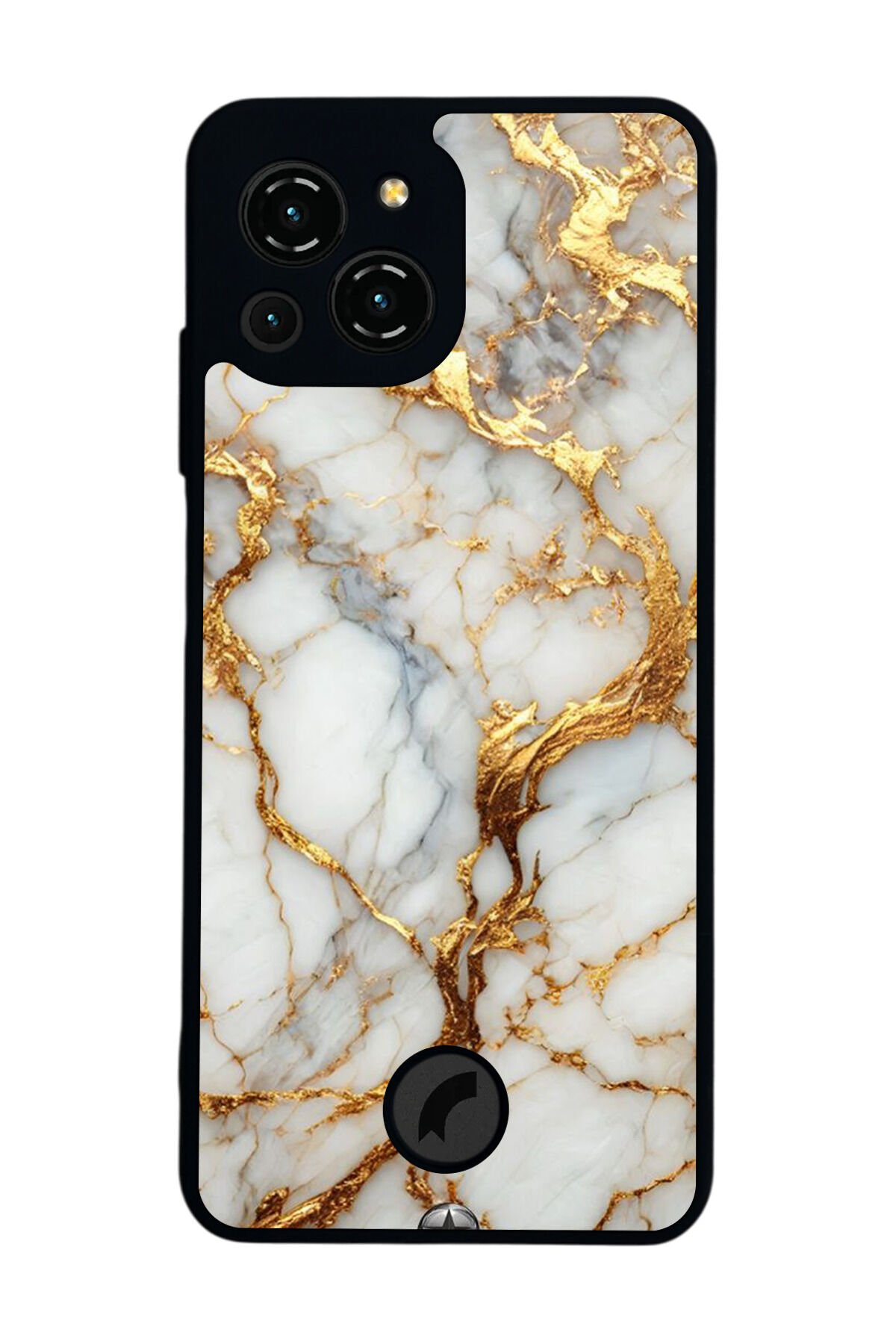 Reeder S23 Pro Max Uyumlu Mermer Marble Tasarımlı Glossy Premium Kılıf