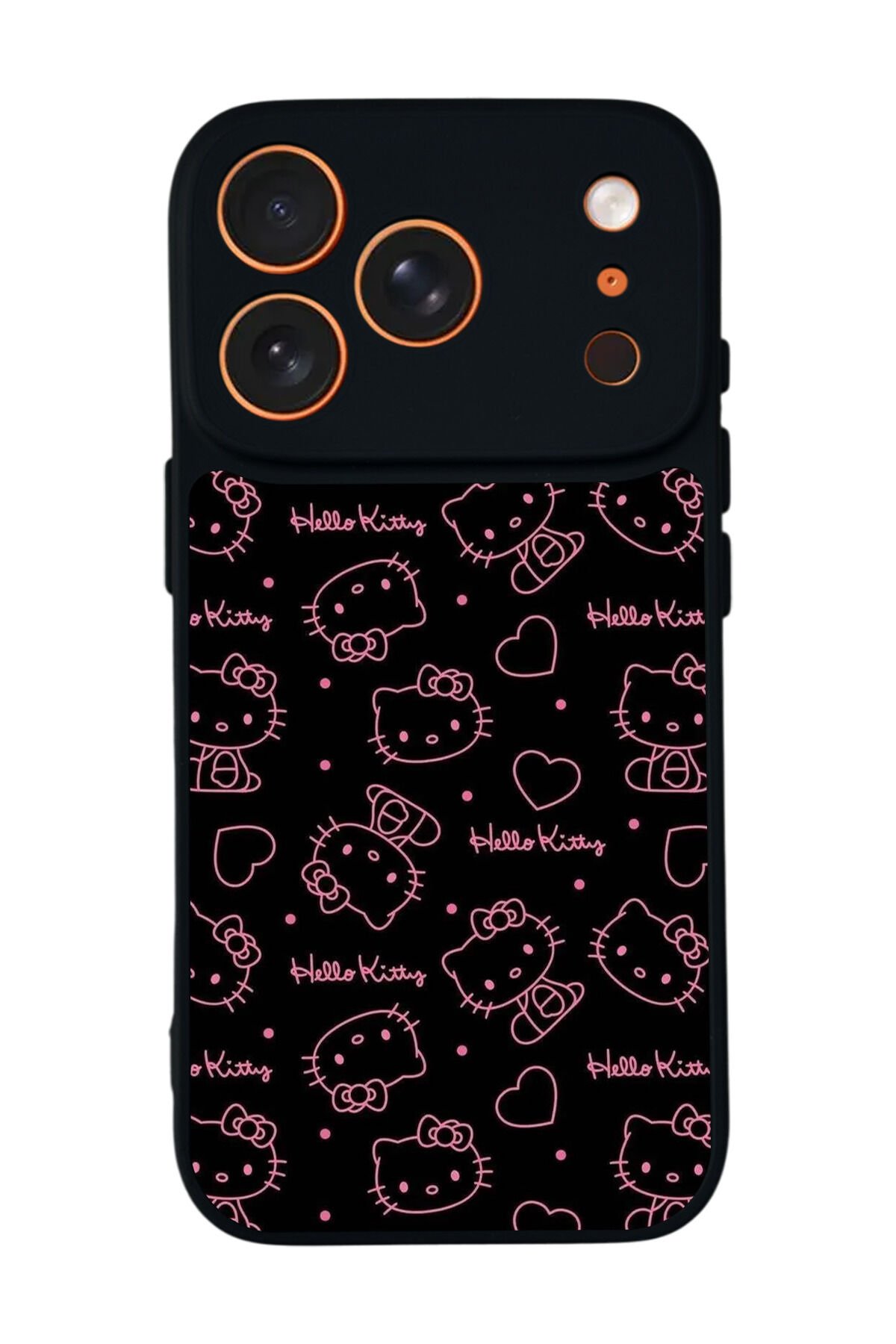 iPhone 17 Pro Max Uyumlu HelloKitty Tasarımlı Glossy Premium Kılıf