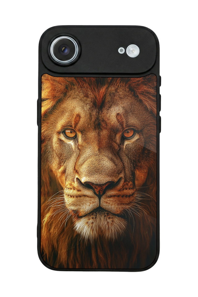 iPhone 17 Air Uyumlu Aslan Tasarımlı Glossy Premium Kılıf