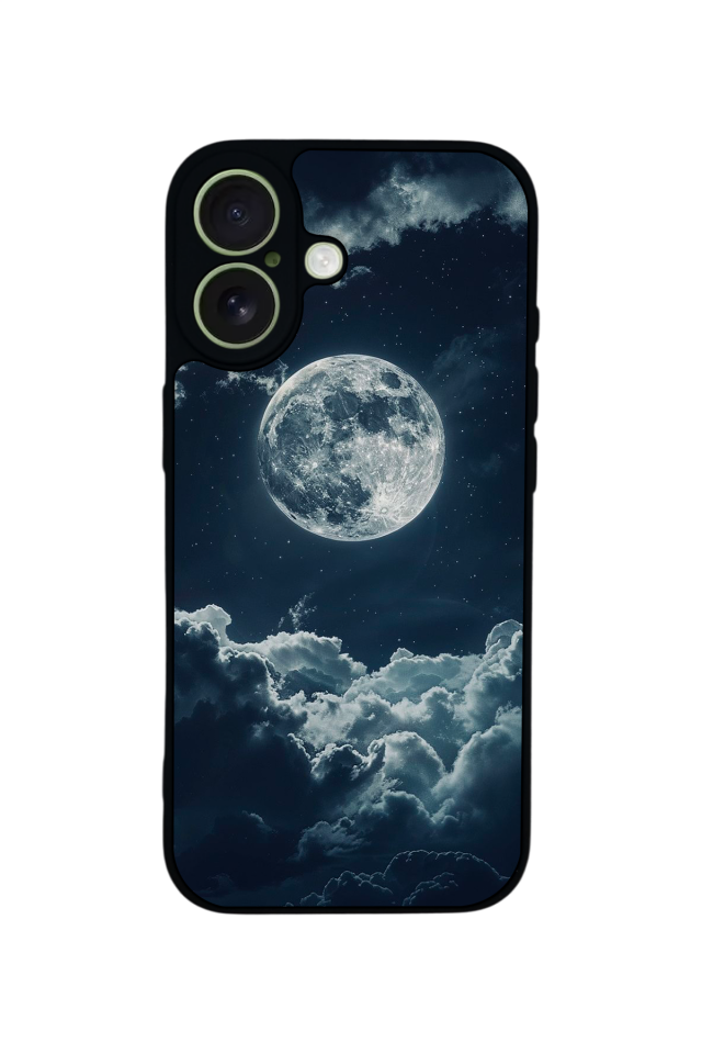 iPhone 17 Uyumlu Ay Tasarımlı Glossy Premium Kılıf