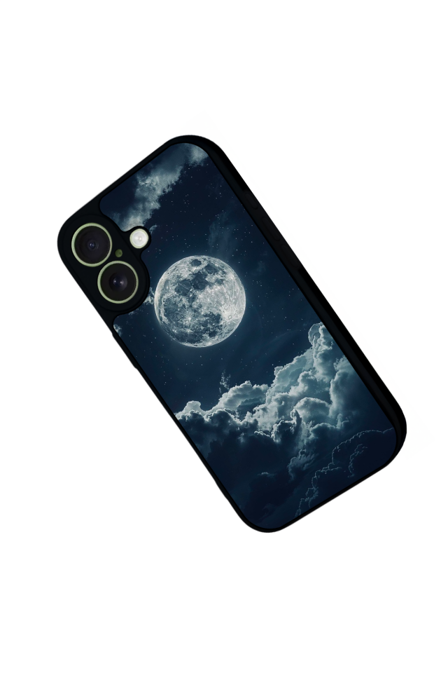 iPhone 17 Uyumlu Ay Tasarımlı Glossy Premium Kılıf