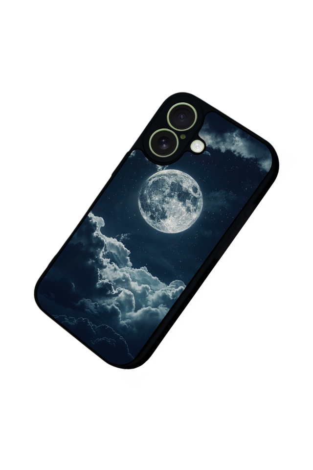 iPhone 17 Uyumlu Ay Tasarımlı Glossy Premium Kılıf