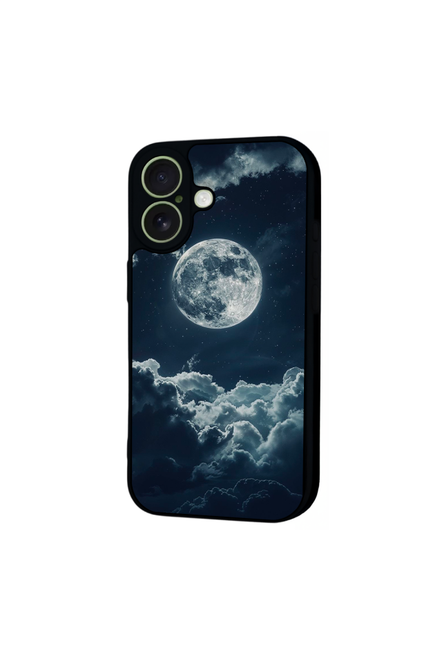 iPhone 17 Uyumlu Ay Tasarımlı Glossy Premium Kılıf