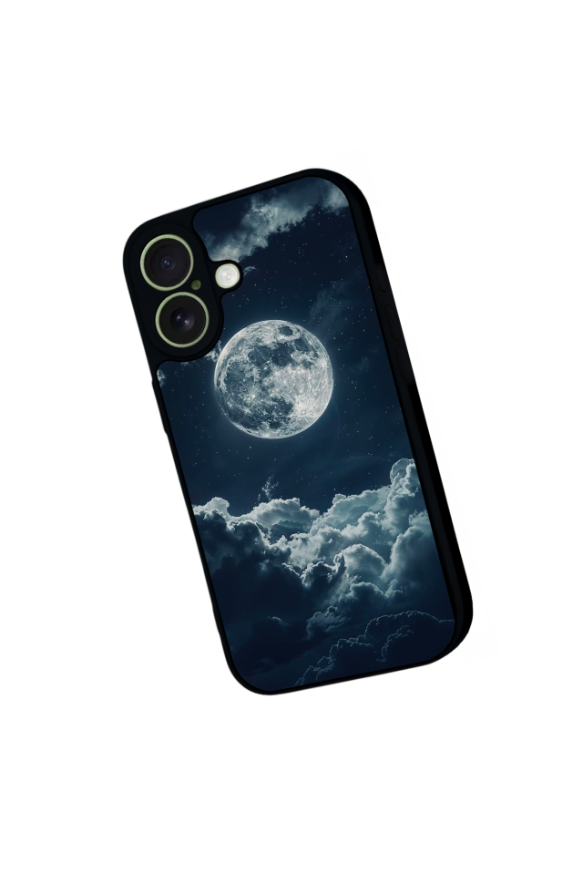 iPhone 17 Uyumlu Ay Tasarımlı Glossy Premium Kılıf