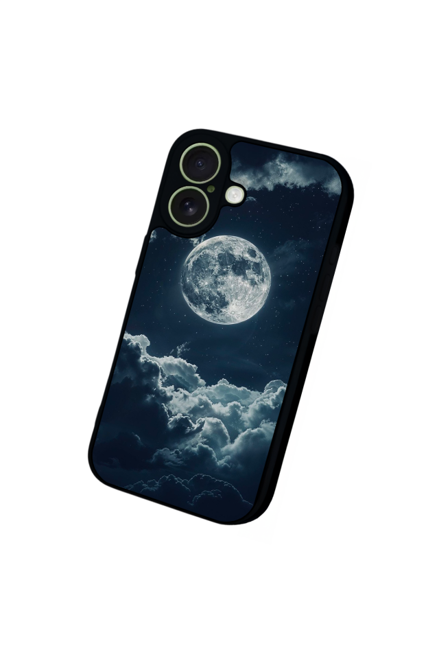 iPhone 17 Uyumlu Ay Tasarımlı Glossy Premium Kılıf