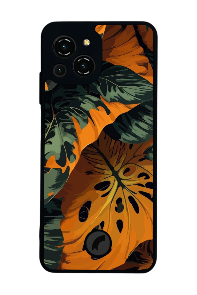 Reeder S23 Pro Max Uyumlu Botanik Tasarımlı Glossy Premium Kılıf