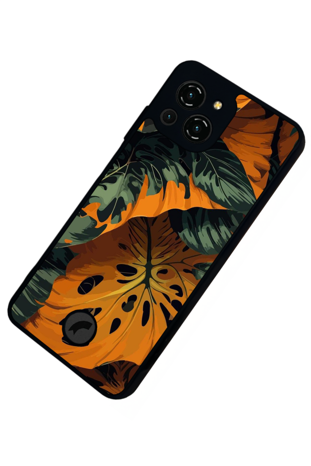 Reeder S23 Pro Max Uyumlu Botanik Tasarımlı Glossy Premium Kılıf