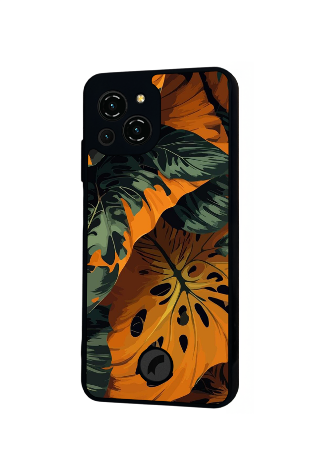 Reeder S23 Pro Max Uyumlu Botanik Tasarımlı Glossy Premium Kılıf