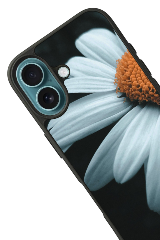 iPhone 16 Plus Uyumlu Cicek Tasarımlı Glossy Premium Kılıf