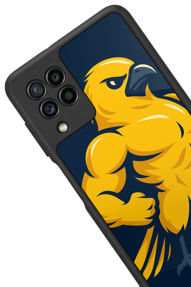 Samsung Galaxy M22 Uyumlu Fenerbahce Tasarımlı Glossy Premium Kılıf
