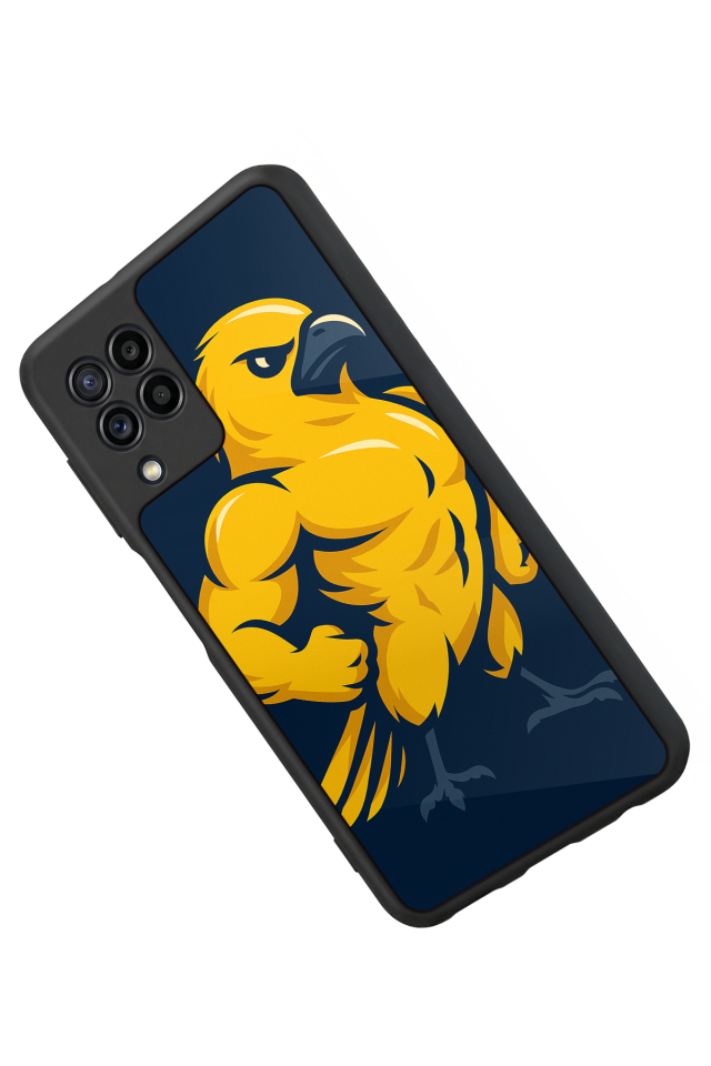 Samsung Galaxy M22 Uyumlu Fenerbahce Tasarımlı Glossy Premium Kılıf