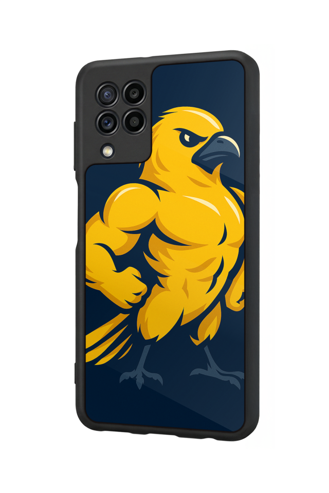 Samsung Galaxy M22 Uyumlu Fenerbahce Tasarımlı Glossy Premium Kılıf