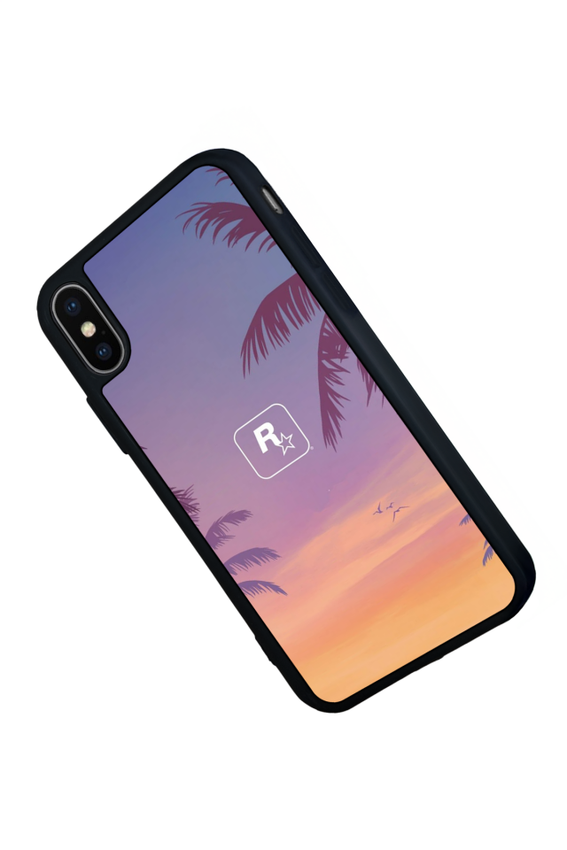 iPhone XS Max Uyumlu GTA Tasarımlı Glossy Premium Kılıf