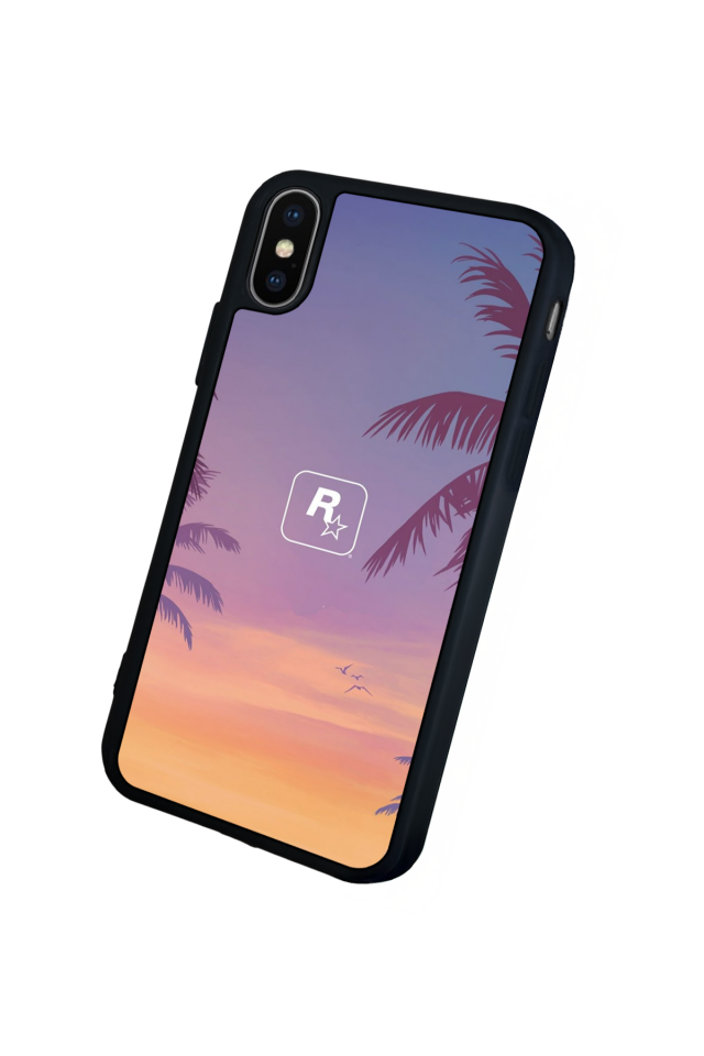 iPhone XS Max Uyumlu GTA Tasarımlı Glossy Premium Kılıf