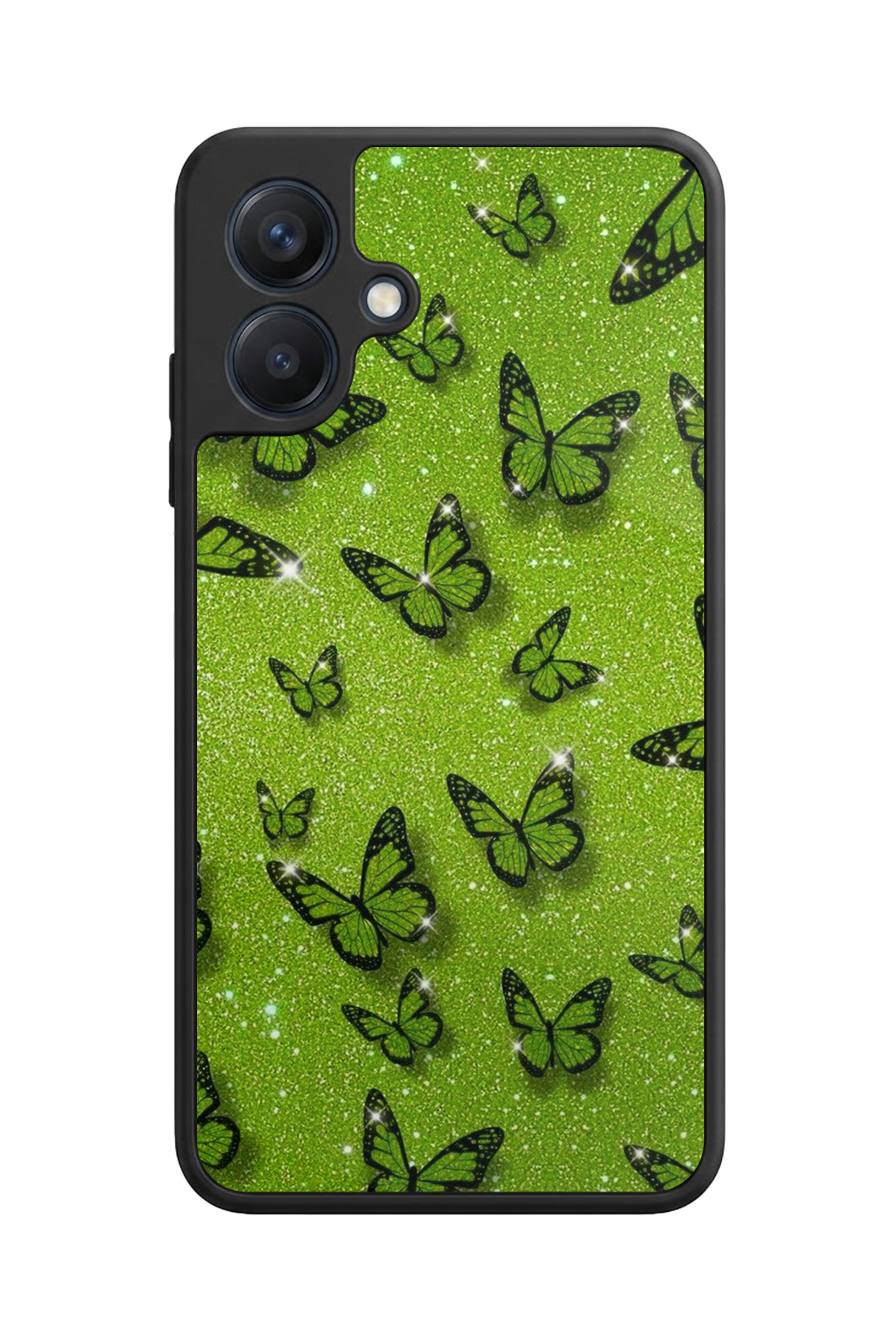 Samsung Galaxy A07 Uyumlu Kelebek Tasarımlı Glossy Premium Kılıf