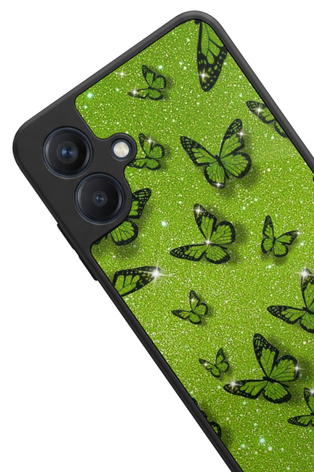 Samsung Galaxy A07 Uyumlu Kelebek Tasarımlı Glossy Premium Kılıf