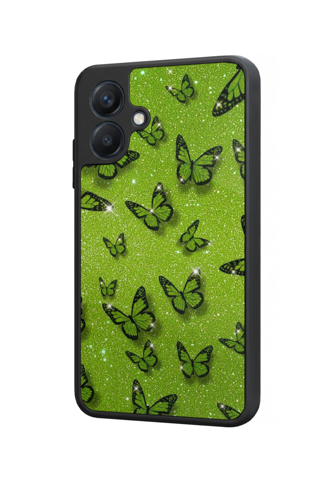 Samsung Galaxy A07 Uyumlu Kelebek Tasarımlı Glossy Premium Kılıf