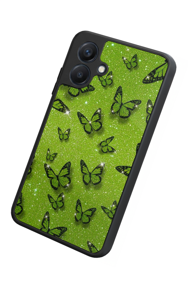 Samsung Galaxy A07 Uyumlu Kelebek Tasarımlı Glossy Premium Kılıf