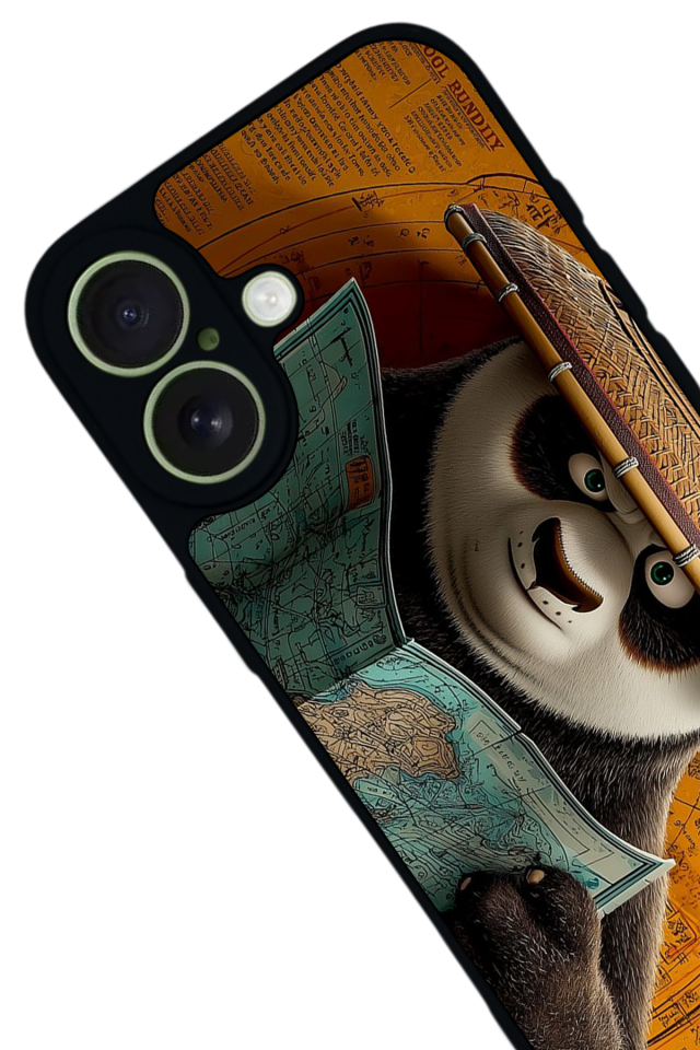 iPhone 17 Uyumlu Kung Fu Panda Tasarımlı Glossy Premium Kılıf