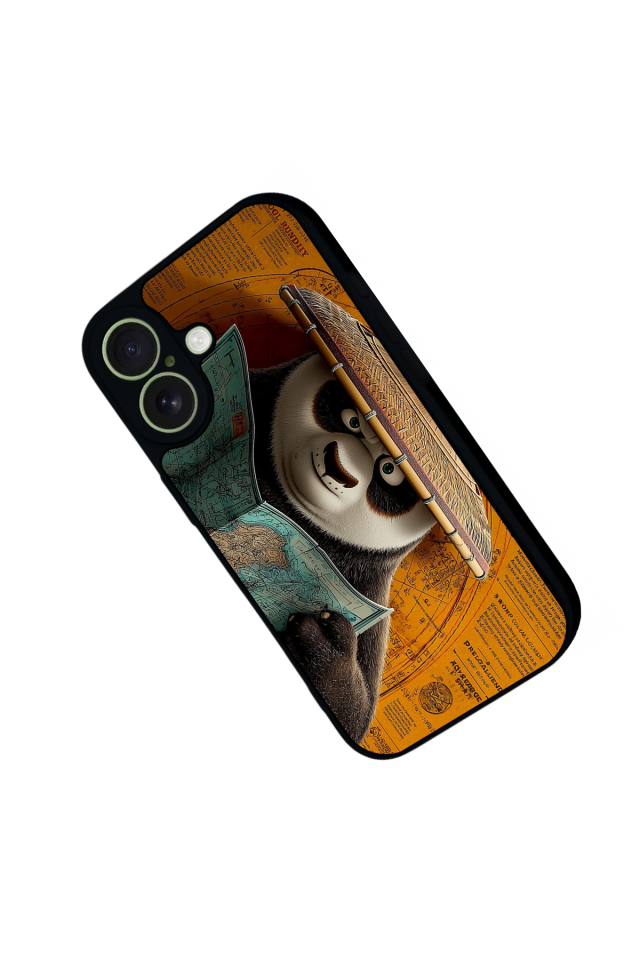 iPhone 17 Uyumlu Kung Fu Panda Tasarımlı Glossy Premium Kılıf