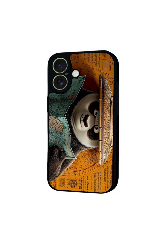 iPhone 17 Uyumlu Kung Fu Panda Tasarımlı Glossy Premium Kılıf