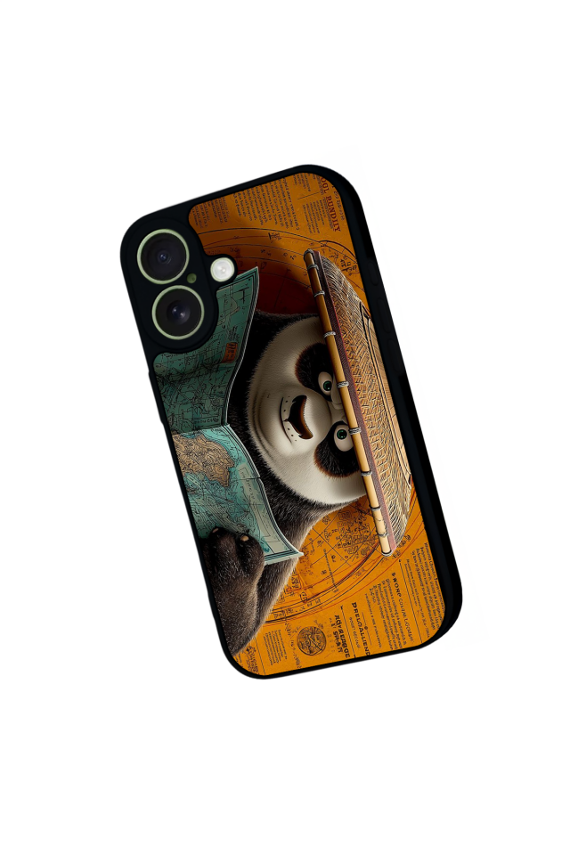 iPhone 17 Uyumlu Kung Fu Panda Tasarımlı Glossy Premium Kılıf
