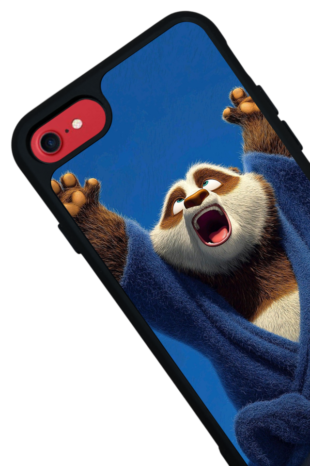 iPhone 7 Uyumlu Kung Fu Panda Tasarımlı Glossy Premium Kılıf