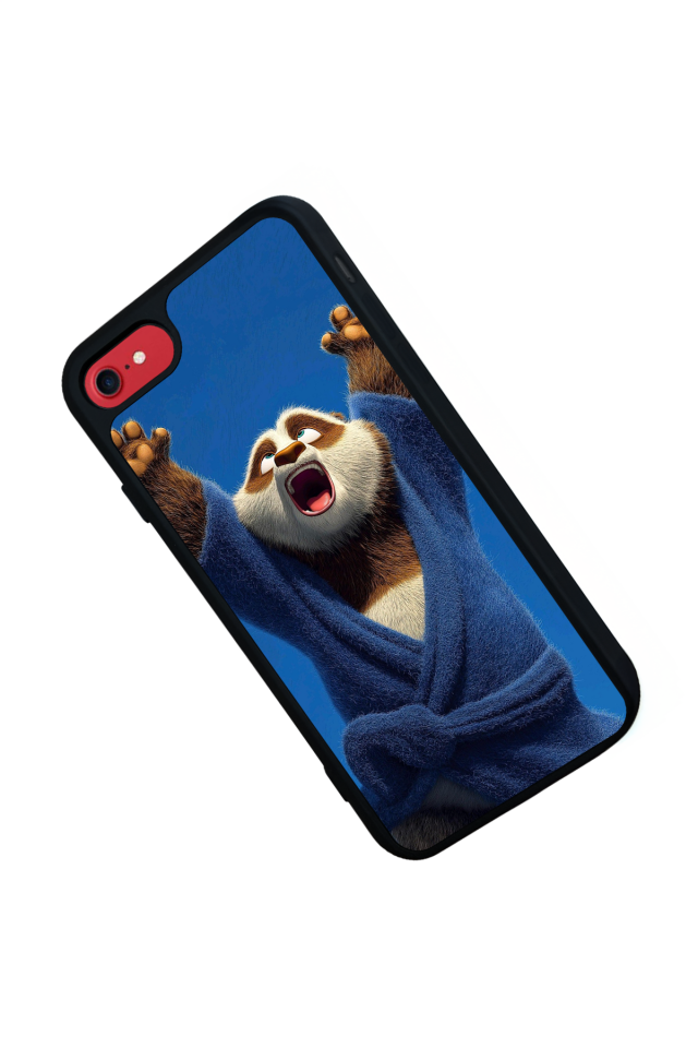 iPhone 7 Uyumlu Kung Fu Panda Tasarımlı Glossy Premium Kılıf