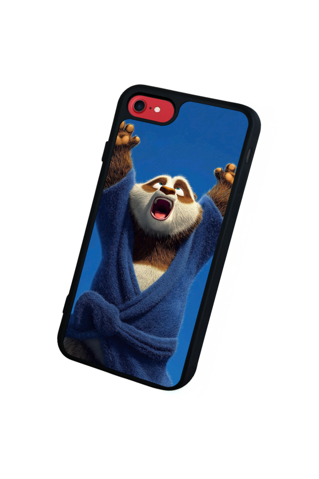 iPhone 7 Uyumlu Kung Fu Panda Tasarımlı Glossy Premium Kılıf