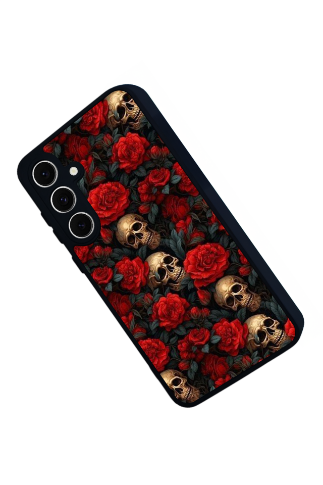 Samsung Galaxy S24 FE Uyumlu KuruKafa Tasarımlı Glossy Premium Kılıf