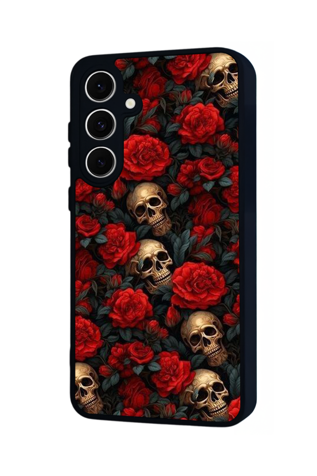 Samsung Galaxy S24 FE Uyumlu KuruKafa Tasarımlı Glossy Premium Kılıf